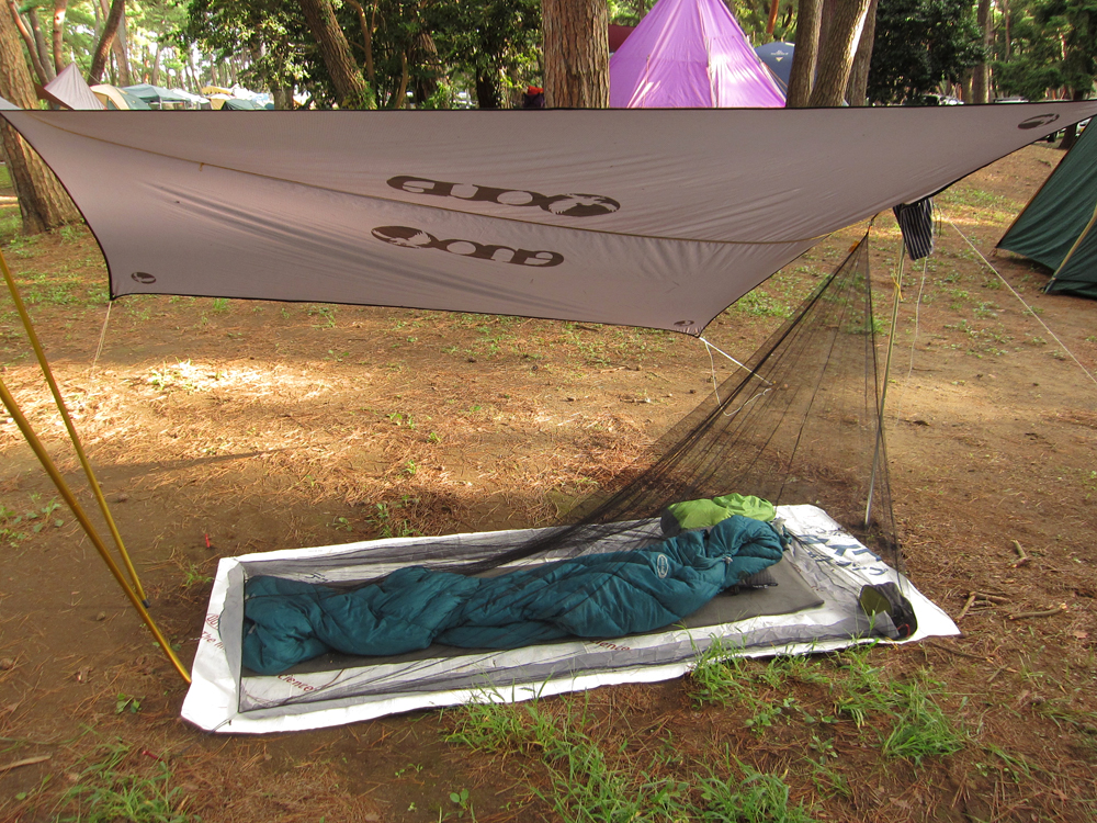 テント不要のタープ泊 蚊帳で寝る解放感 電車とバスで行ける大洗キャンプ場にて ビズバレー スタッフブログ ビズバレーブログ
